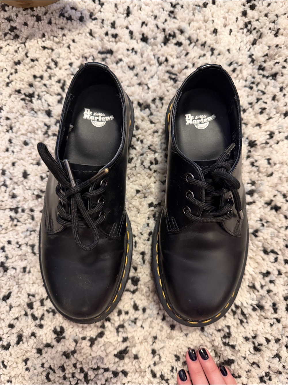 Dr. Martens 1461 Smooth Leather Lace Up Platforms - Picture 7 of 10